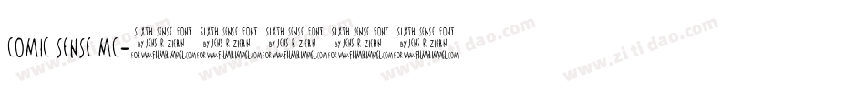 comic sense mc字体转换